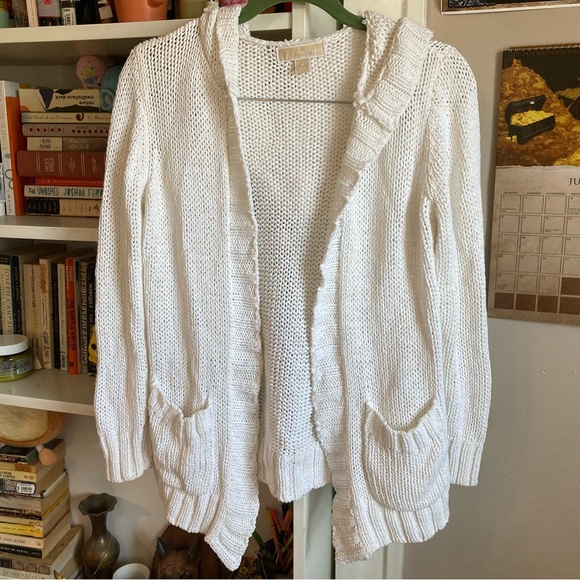 Michael MK White Cardigan - Picture 5 of 10